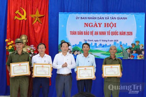 Ngày hội 'Toàn dân bảo vệ an ninh Tổ quốc' năm 2026 tại xã Tân Gianh