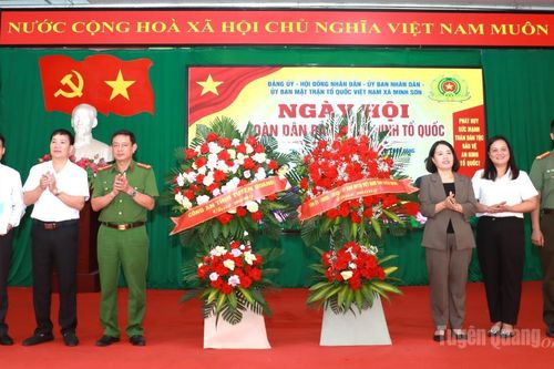 Minh Sơn phát huy sức mạnh toàn dân trong bảo vệ an ninh Tổ quốc