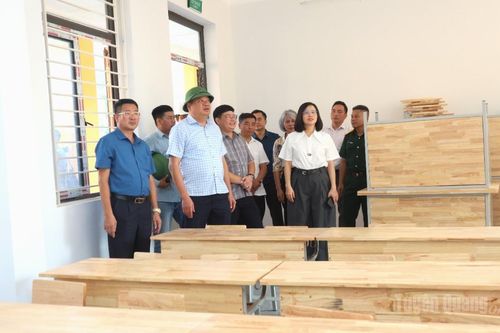 Giám sát tiến độ xây dựng trường phổ thông nội trú liên cấp Thanh Thủy, Minh Tân