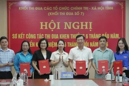 Khối thi đua số 7 các tổ chức chính trị - xã hội tăng tốc thi đua, khen thưởng 6 tháng cuối năm