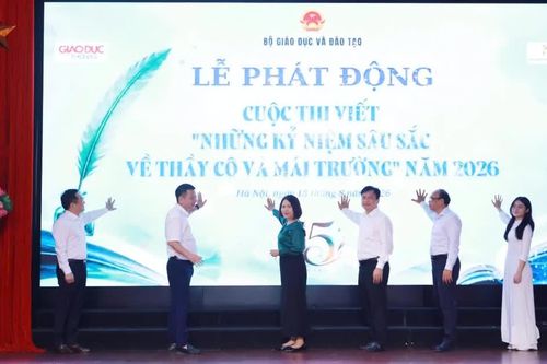 Năm học mới: Tri ân nhà giáo với cuộc thi 'Những kỷ niệm sâu sắc về thầy cô và mái trường'