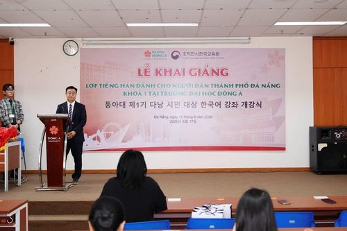 Khai giảng khoá tiếng Hàn miễn phí dành cho người dân Đà Nẵng