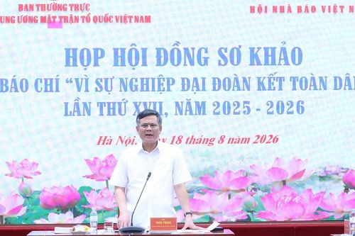 Họp hội đồng sơ khảo Giải Báo chí 'Vì sự nghiệp Đại đoàn kết toàn dân tộc' lần thứ XVII