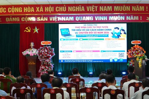 Xã Thăng Phú phát động Cuộc thi trực tuyến tìm hiểu cải cách hành chính và chuyển đổi số năm 2026