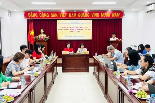 Đoàn nghiệm thu Trung ương làm việc tại Gia Lai về kết quả điều tra cơ sở hành chính, sự nghiệp