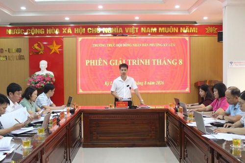 Thường trực HĐND phường Kỳ Lừa: Họp phiên giải trình về thực hiện chỉ số đánh giá năng lực cạnh tranh