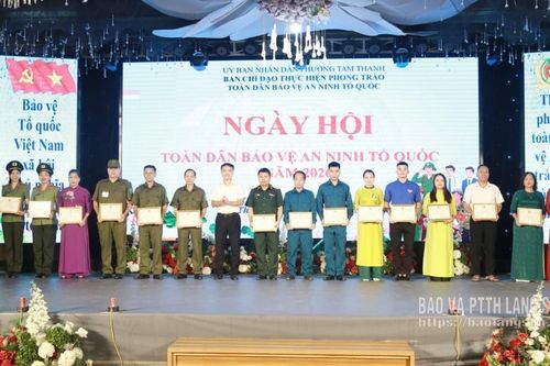 Nhiều hoạt động ý nghĩa tại "Ngày hội toàn dân bảo vệ an ninh Tổ quốc” phường Tam Thanh