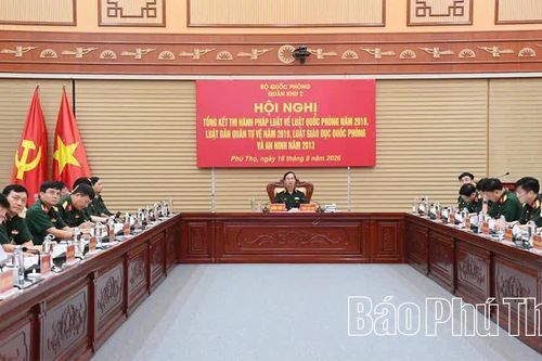 Tổng kết thực hiện các Luật: Quốc phòng, Dân quân tự vệ, Giáo dục quốc phòng và an ninh