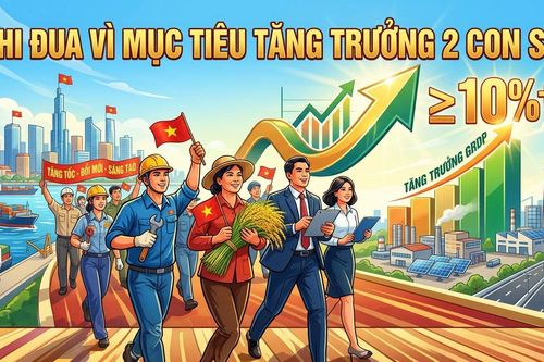 Thi đua vì mục tiêu tăng trưởng 2 con số
