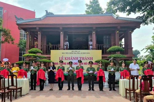 Học viện Chính trị CAND khánh thành Nhà tưởng niệm Chủ tịch Hồ Chí Minh