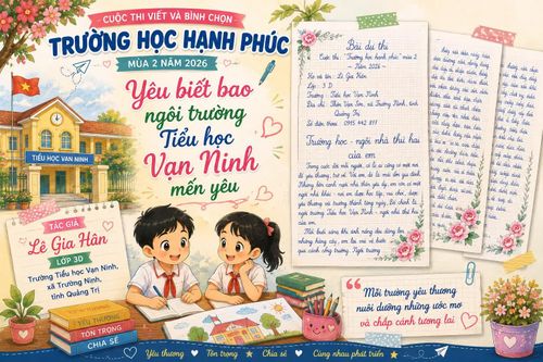 Trường học - ngôi nhà thứ hai của em
