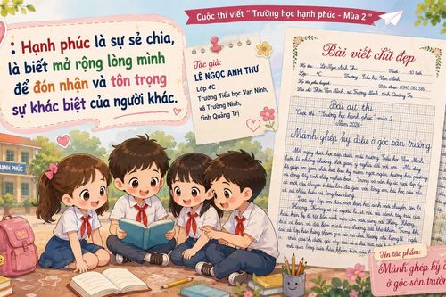 Mảnh ghép kỳ diệu ở góc sân trường