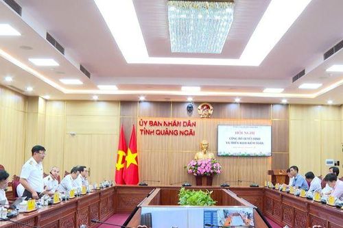 Kiểm toán nhà nước khu vực III công bố quyết định kiểm toán tại Quảng Ngãi
