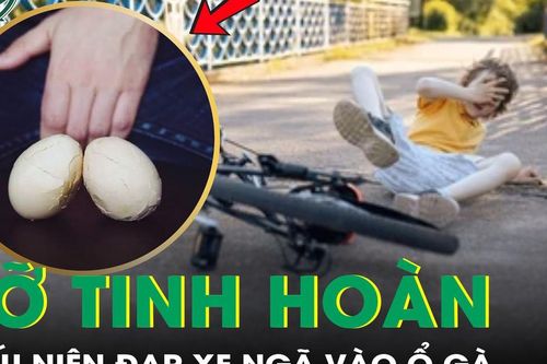 Đạp xe vào ổ gà, thiếu niên 15 tuổi phải cấp cứu vì vỡ tinh hoàn
