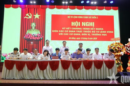 Vùng Cảnh sát biển 2 ký kết chương trình kết nghĩa với các cơ quan, đơn vị trên địa bàn