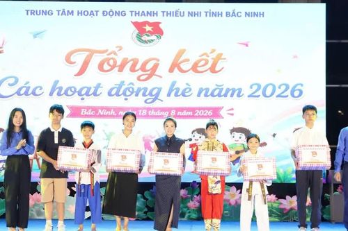 Hơn 500 thiếu nhi Bắc Ninh khép lại mùa hè bằng những trải nghiệm đáng nhớ