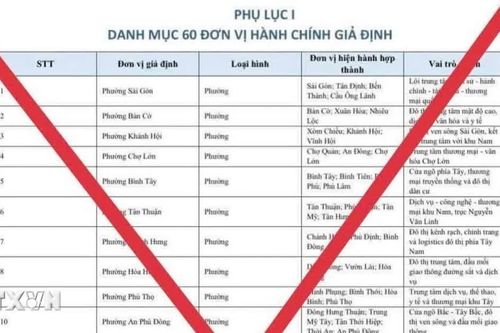 Cảnh báo hành vi lan truyền giả mạo văn bản về sắp xếp đơn vị hành chính cấp xã
