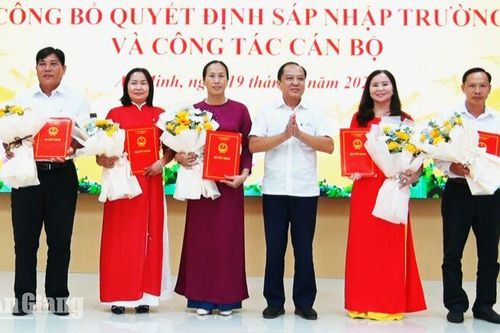 An Minh còn 5 trường học sau sắp xếp