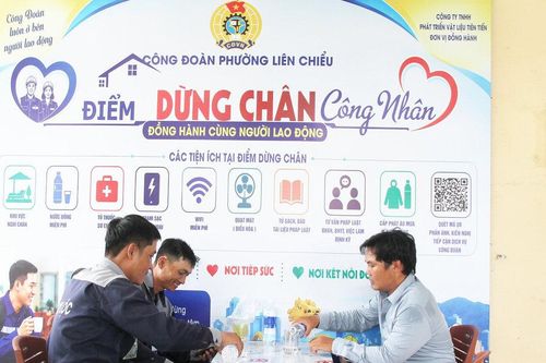 Hiệu quả bước đầu từ 'Điểm dừng chân công nhân'