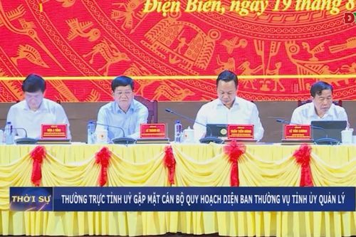 Thường trực Tỉnh ủy gặp mặt cán bộ quy hoạch diện Ban Thường vụ Tỉnh ủy quản lý