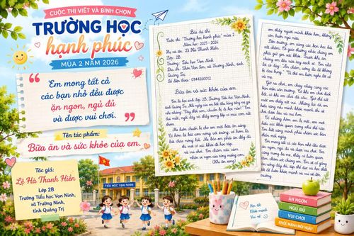 Bữa ăn và sức khỏe của em