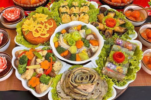 10 mâm cơm chay đẹp mắt cho Rằm tháng 7 tiết kiệm và dễ làm