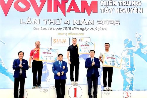 Vovinam Thanh Hóa tiếp tục gặt vàng ở giải khu vực