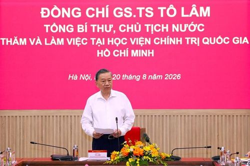 Tổng Bí thư, Chủ tịch nước Tô Lâm: Học viện Chính trị quốc gia Hồ Chí Minh phải là hình mẫu về xây dựng Đảng