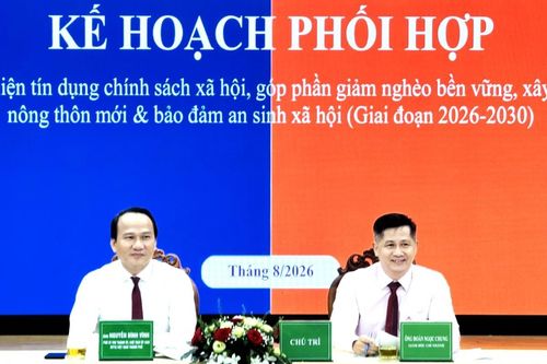 Tiếp tục phối hợp chặt chẽ với NHCSXH thực hiện mục tiêu giảm nghèo, bảo đảm an sinh xã hội