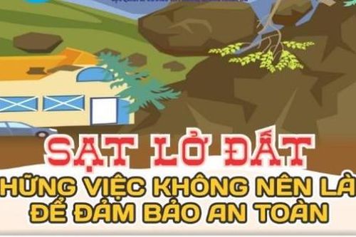 Những việc nên làm và không nên làm để đảm bảo an toàn khi xảy ra sạt lở đất