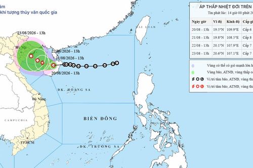 Áp thấp nhiệt đới trên Biển Đông khả năng mạnh thành bão