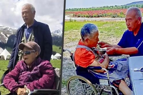 Chồng biến ô tô thành nhà, hơn 10 năm đưa vợ bị liệt đi khắp Trung Quốc