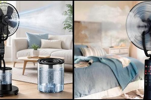 Quạt phun sương làm mát nhanh nhưng có nên dùng trong nhà?