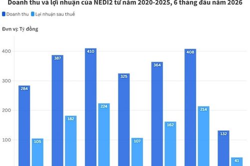 NEDI2 chốt ngày trả gần 175 tỷ đồng cổ tức tiền mặt