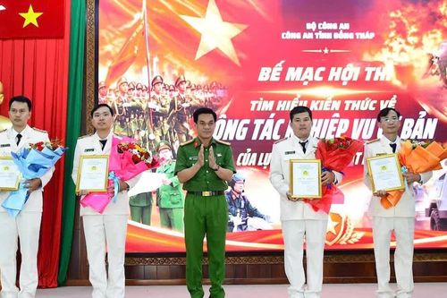 Chung kết Hội thi công tác nghiệp vụ cơ bản lực lượng Cảnh sát