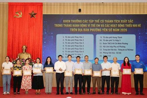 Yên Sở: Nhiều mô hình hoạt động hè bổ ích cho thiếu nhi