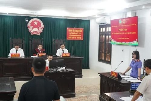 Tòa án nhân dân Khu vực 10-Hà Nội xét xử vụ án dân sự công ích
