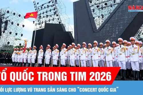 Khối lực lượng vũ trang sẵn sàng cho 'Concert quốc gia: Tổ quốc trong tim 2026'