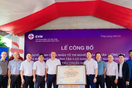 Phòng Thí nghiệm Hóa đạt chuẩn ISO/IEC 17025:2017: Bước tiến lớn của Vĩnh Tân 4 trong việc tối ưu chi phí, bảo vệ môi trường