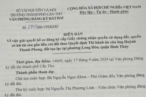Diễn biến vụ '1 khu đất, 2 bản án, 3 đương sự': Liên ngành TP Cần Thơ họp bàn hướng giải quyết