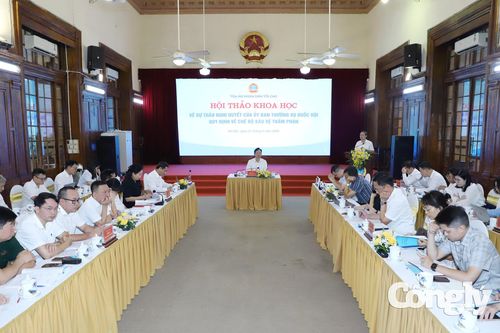 Góp ý hoàn thiện dự thảo quy định bảo vệ Thẩm phán