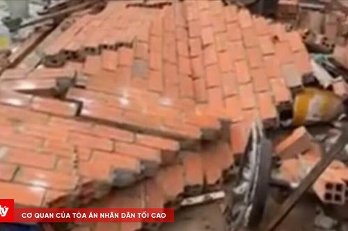 Sập nhà khiến một người tử vong