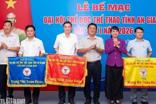 Cụm II giành hạng nhất Đại hội Thể dục thể thao An Giang