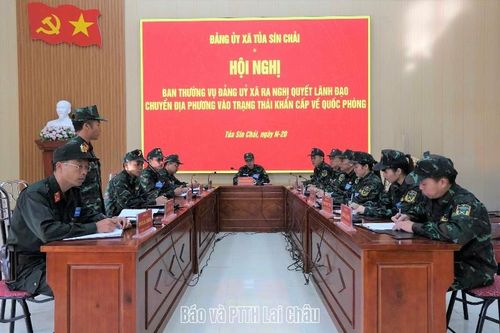 Tủa Sín Chải diễn tập tác chiến trong khu vực phòng thủ năm 2026