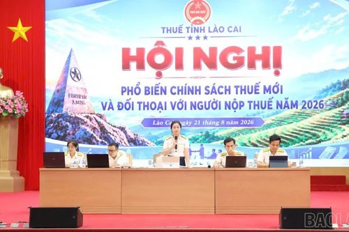 Thuế tỉnh Lào Cai phổ biến chính sách thuế mới và đối thoại với hơn 500 doanh nghiệp, hợp tác xã