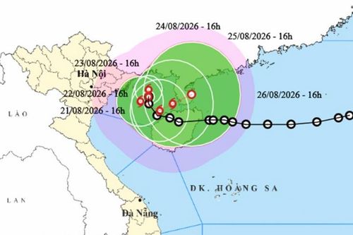 Áp thấp nhiệt đới mạnh lên thành bão số 4, miền Bắc mưa lớn ngày cuối tuần
