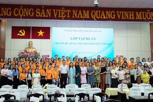 Phường Gò Vấp tập huấn nâng cao năng lực tiếng Anh cho hơn 1.000 giáo viên