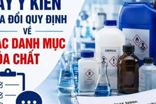 Bộ Công Thương lấy ý kiến sửa đổi quy định về các danh mục hóa chất
