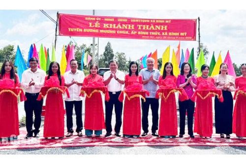 Bình Mỹ đầu tư hơn 5 tỷ đồng xây nhà, nâng cấp đường nông thôn