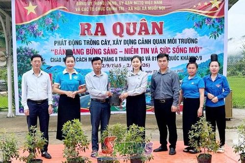 Muổi Nọi phát động trồng cây, xây dựng cảnh quan môi trường